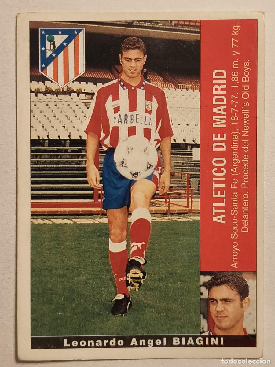 Cromos de f&uacute;tbol: #BIAGINI COLOCA (ATLETICO MADRID) LIGA 95/96 PANINI