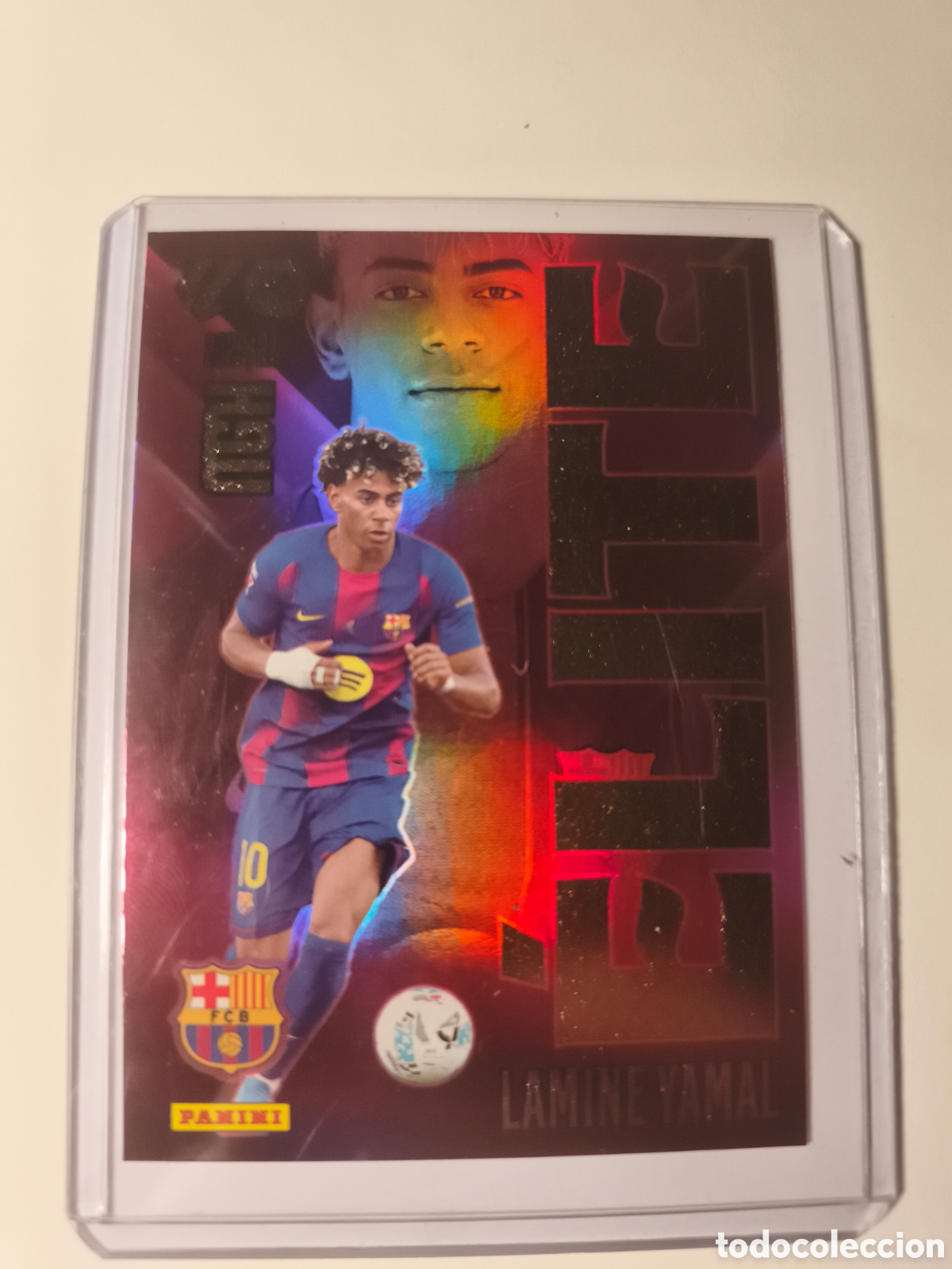 Cromos de f&uacute;tbol: MEGACRACK ELITE LAMINE YAMAL