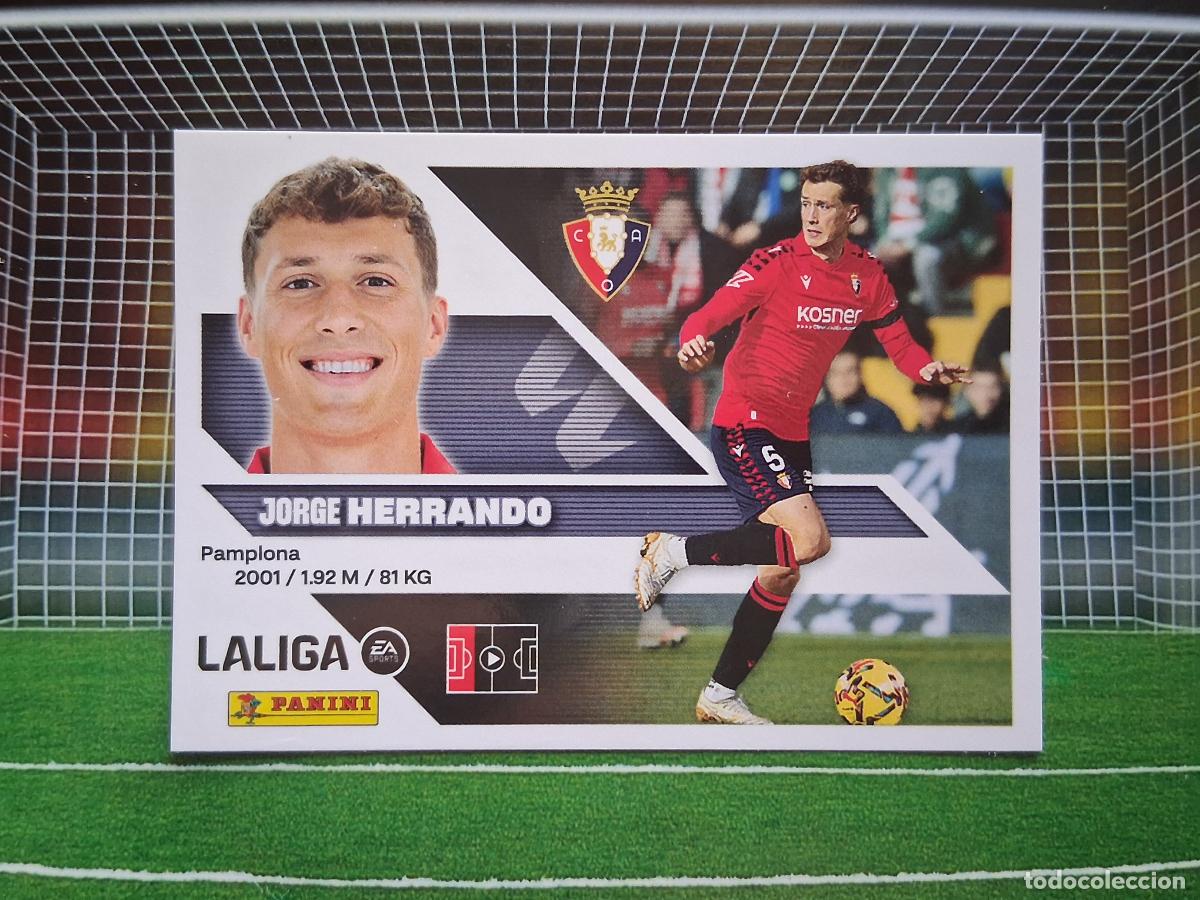 Cromos de f&uacute;tbol: 7 HERRANDO OSASUNA CROMOS EDICIONES ESTE LIGA FUTBOL PANINI 2026 2027 26 27
