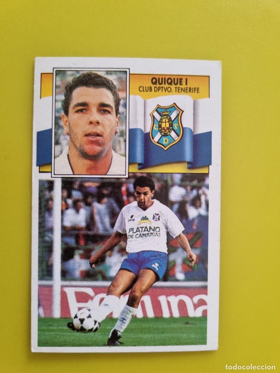 Cartes &agrave; collectionner de Football: CROMO LIGA ESTE 90 91 1990 1991 NUNCA PEGADO SIN PEGAR QUIQUE I CD TENERIFE AR1026