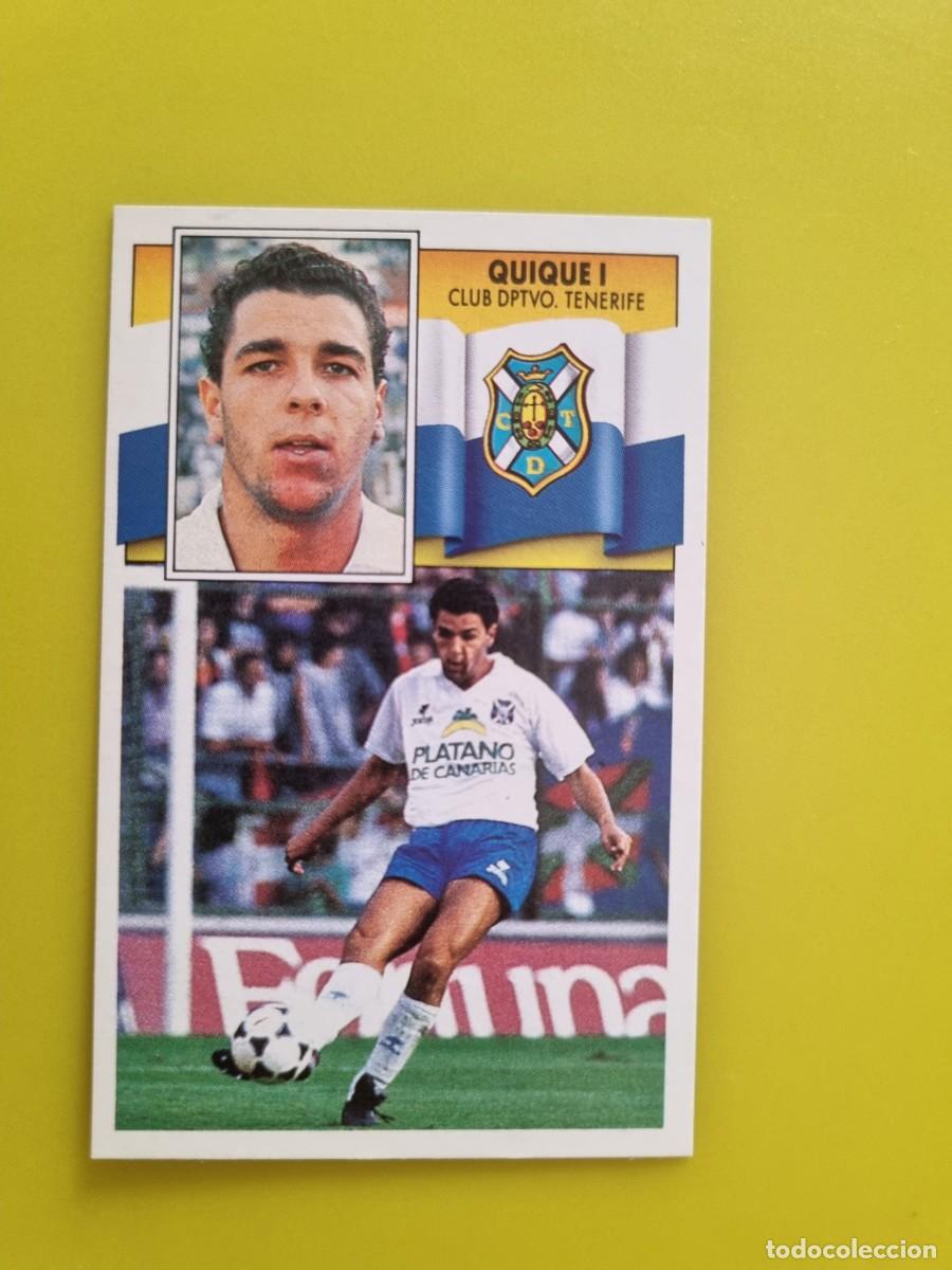 Cartes &agrave; collectionner de Football: CROMO LIGA ESTE 90 91 1990 1991 NUNCA PEGADO SIN PEGAR QUIQUE I CD TENERIFE AR1026