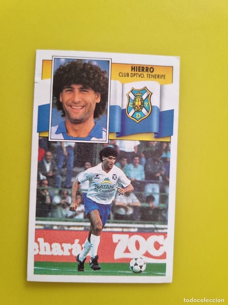 Cartes &agrave; collectionner de Football: CROMO LIGA ESTE 90 91 1990 1991 NUNCA PEGADO SIN PEGAR HIERRO CD TENERIFE AR1026