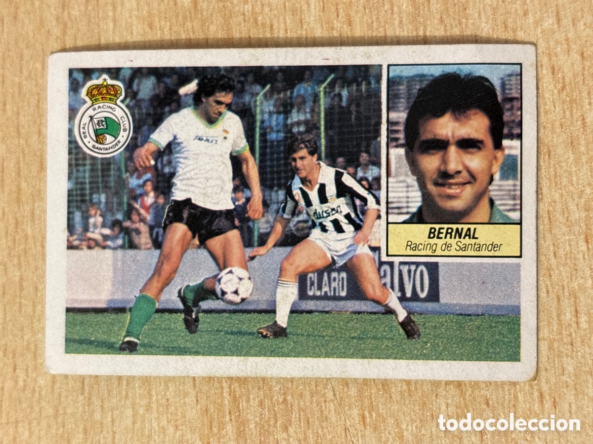 Cartes &agrave; collectionner de Football: Bernal Racing de Santander Ed. Este 84-85 sin pegar