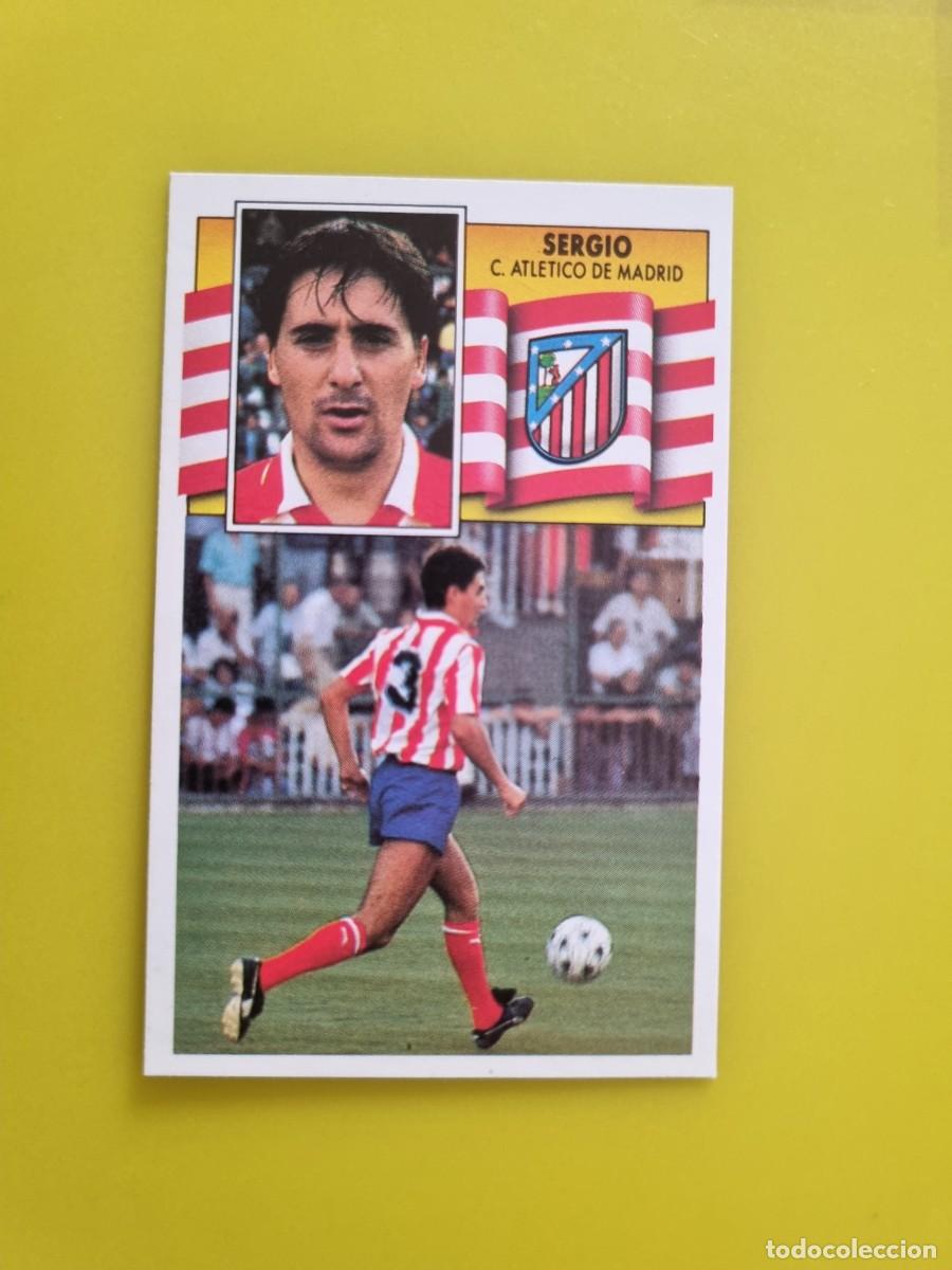 Cartes &agrave; collectionner de Football: CROMO LIGA ESTE 90 91 1990 1991 NUNCA PEGADO SIN PEGAR SERGIO AT DE MADRID AR1026