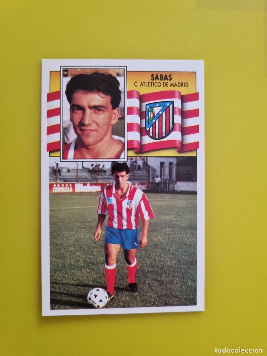 Cartes &agrave; collectionner de Football: CROMO LIGA ESTE 90 91 1990 1991 NUNCA PEGADO SIN PEGAR SABAS AT DE MADRID AR1026
