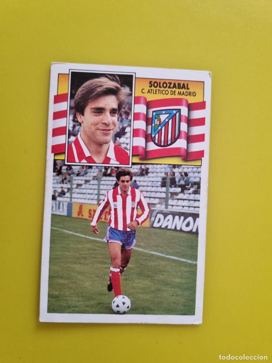 Cartes &agrave; collectionner de Football: CROMO LIGA ESTE 90 91 1990 1991 NUNCA PEGADO SIN PEGAR SOLOZABAL AT DE MADRID AR1026