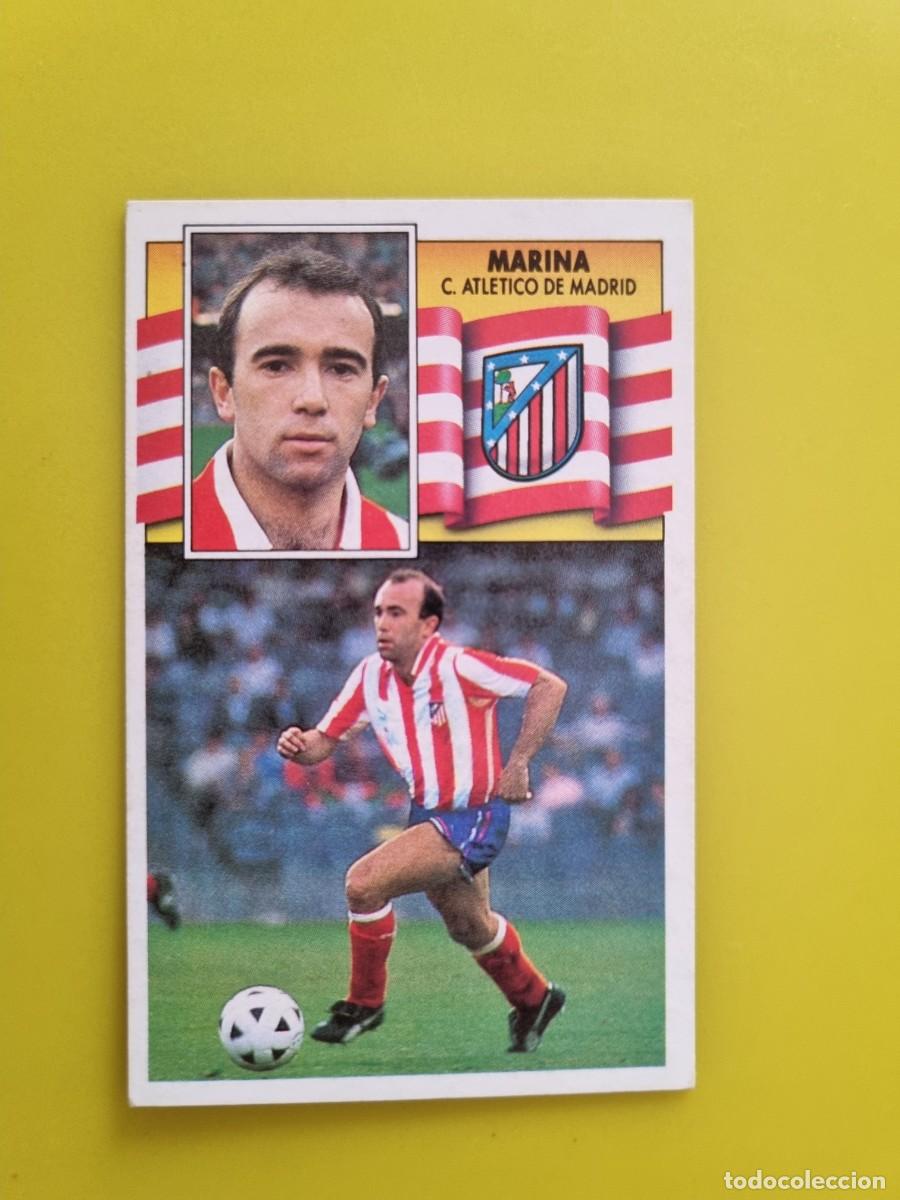 Cromos de f&uacute;tbol: CROMO LIGA ESTE 90 91 1990 1991 NUNCA PEGADO SIN PEGAR MARINA AT DE MADRID AR1026