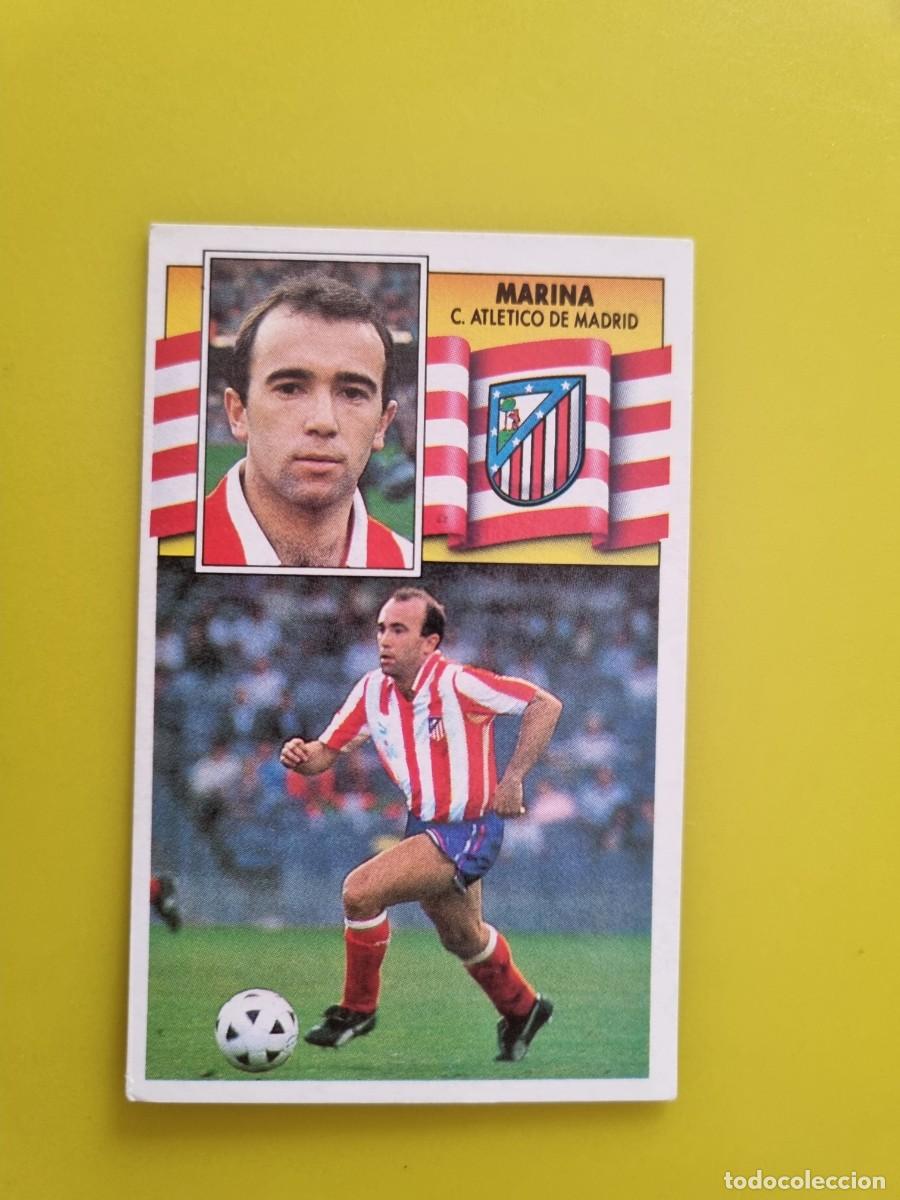 Cromos de f&uacute;tbol: CROMO LIGA ESTE 90 91 1990 1991 NUNCA PEGADO SIN PEGAR MARINA AT DE MADRID AR1026