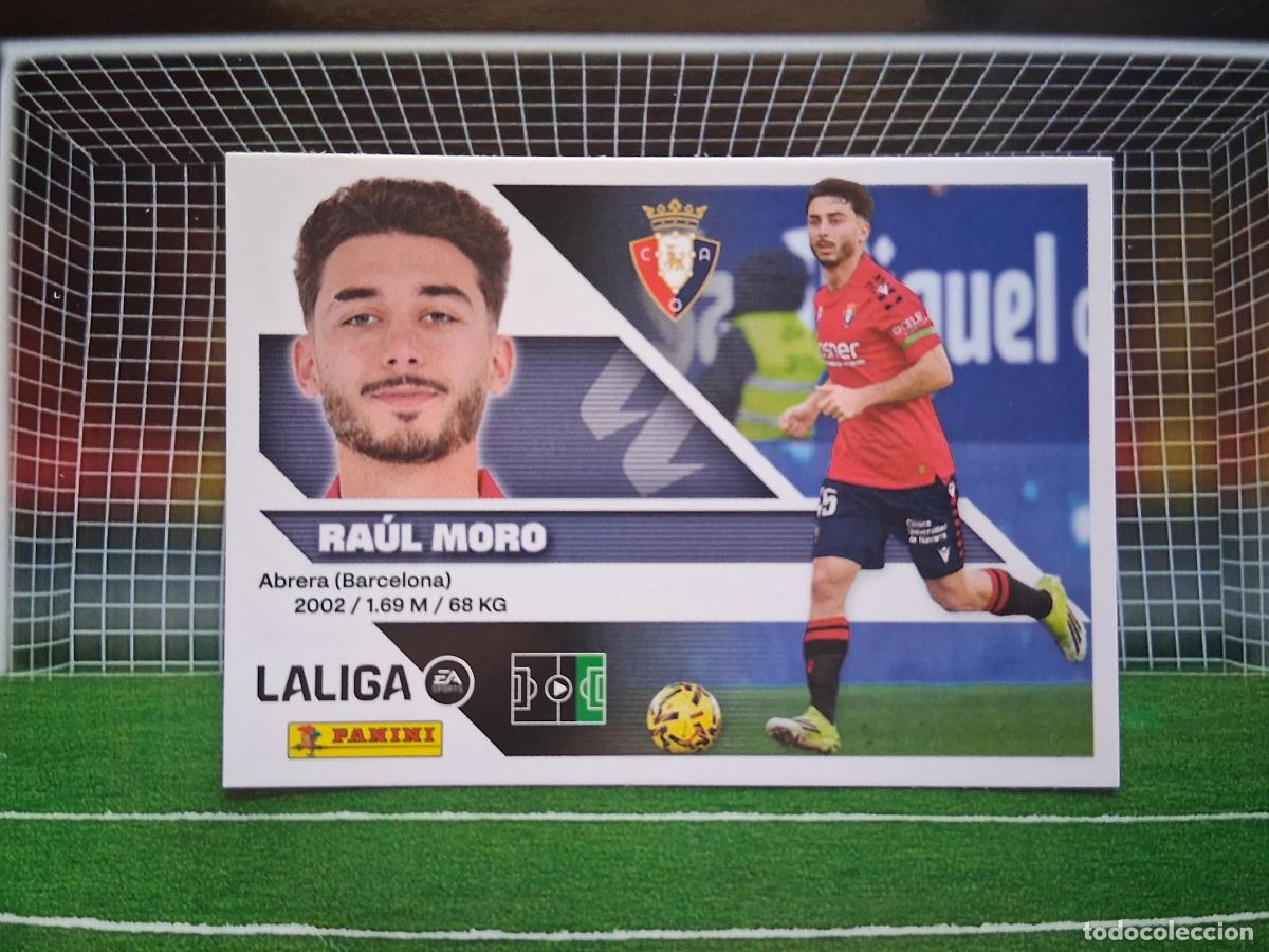 Cromos de f&uacute;tbol: 17 RAUL MORO OSASUNA CROMOS EDICIONES ESTE LIGA FUTBOL PANINI 2026 2027 26 27