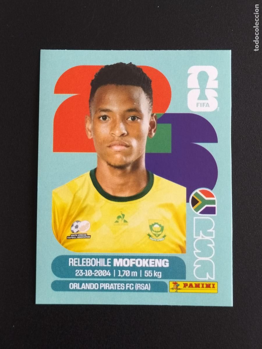 Cromos de f&uacute;tbol: RSA EXTRA MOFOKENG SUDAFRICA CROMOS STICKER UPDATE MUNDIAL 26 2026 FIFA WORLD CUP PANINI