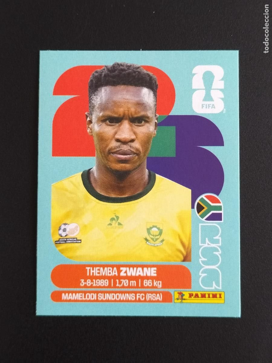 Cromos de f&uacute;tbol: RSA EXTRA THEMBA ZWANE SUDAFRICA CROMOS STICKER UPDATE MUNDIAL 26 2026 FIFA WORLD CUP PANINI