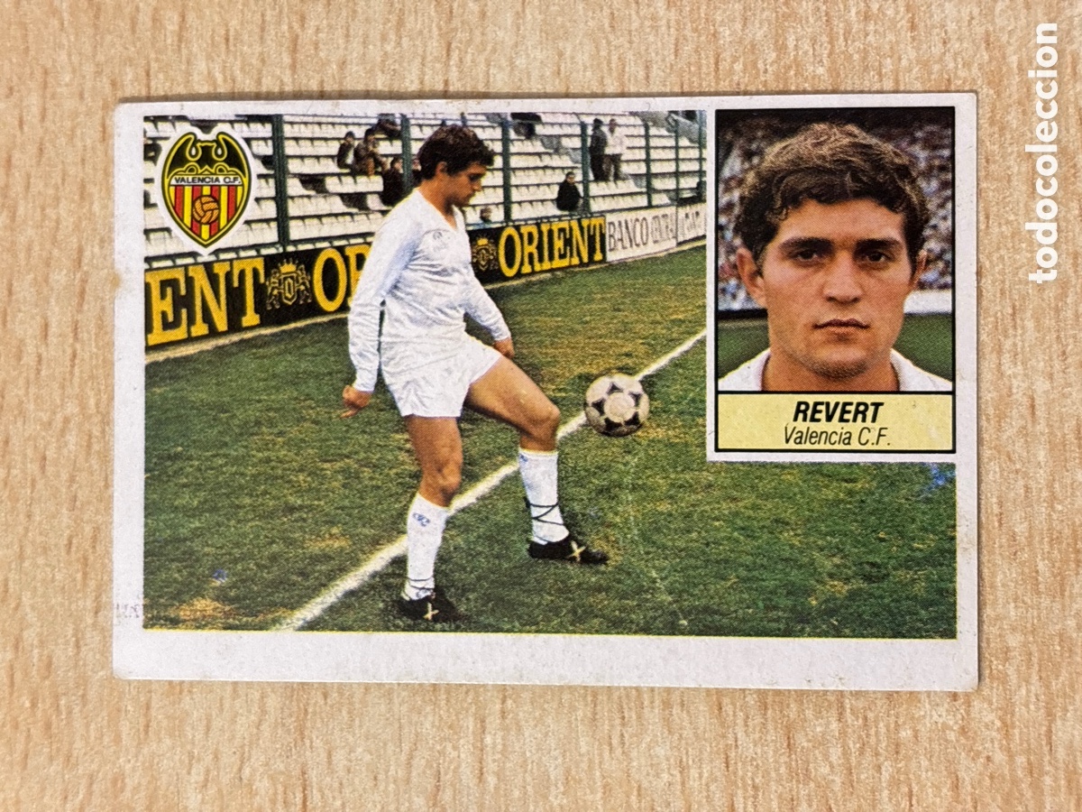 Fu&szlig;ball-Sticker: Revert Valencia CF Ed. Este 84-85 sin pegar