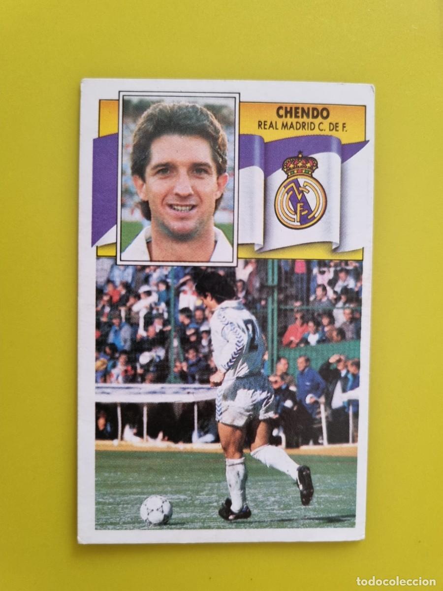 Fu&szlig;ball-Sticker: CROMO LIGA ESTE 90 91 1990 1991 NUNCA PEGADO SIN PEGAR CHENDO REAL MADRID AR1026
