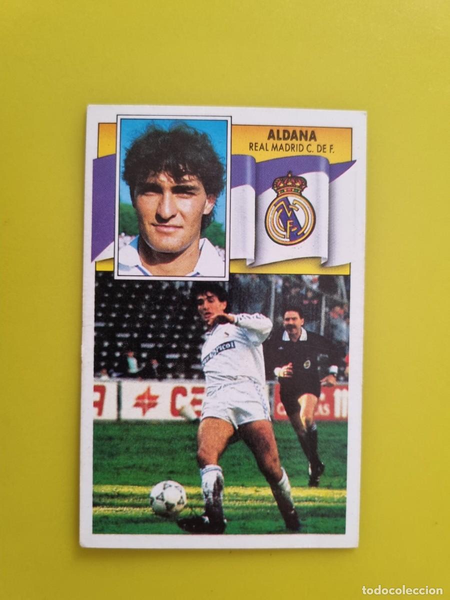 Fu&szlig;ball-Sticker: CROMO LIGA ESTE 90 91 1990 1991 NUNCA PEGADO SIN PEGAR ALDANA REAL MADRID AR1026