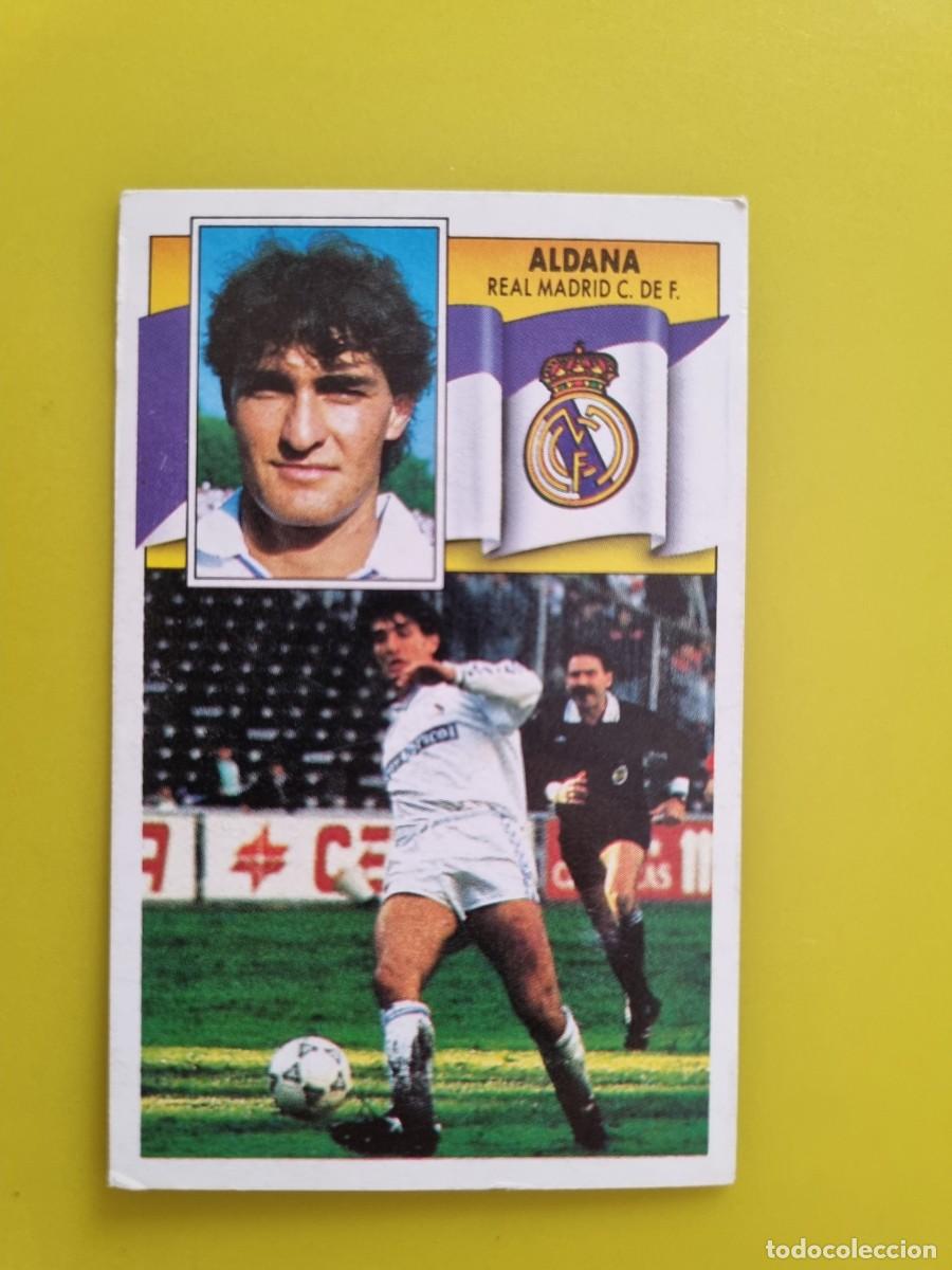 Fu&szlig;ball-Sticker: CROMO LIGA ESTE 90 91 1990 1991 NUNCA PEGADO SIN PEGAR ALDANA REAL MADRID AR1026