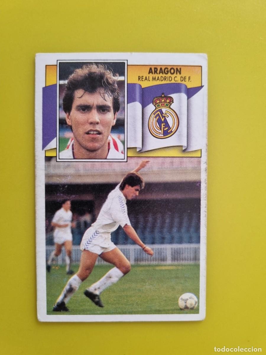 Fu&szlig;ball-Sticker: CROMO LIGA ESTE 90 91 1990 1991 NUNCA PEGADO SIN PEGAR ARAGON REAL MADRID AR1026