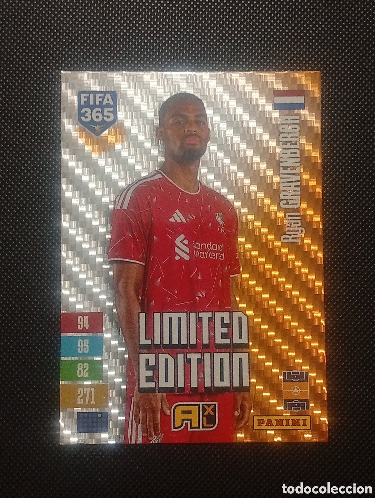 Fu&szlig;ball-Sticker: limited edition GRAVENBERCH LIVERPOOL ADRENALYN FIFA 365 PANINI 2026 2027 26 27 CROMOS CARDS