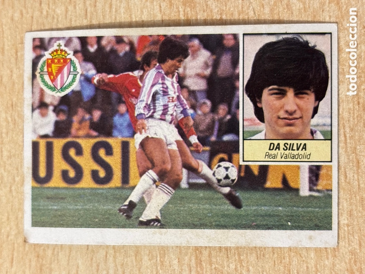 Cromos de Futebol: Da Silva Real Valladolid Ed. Este 84-85 sin pegar