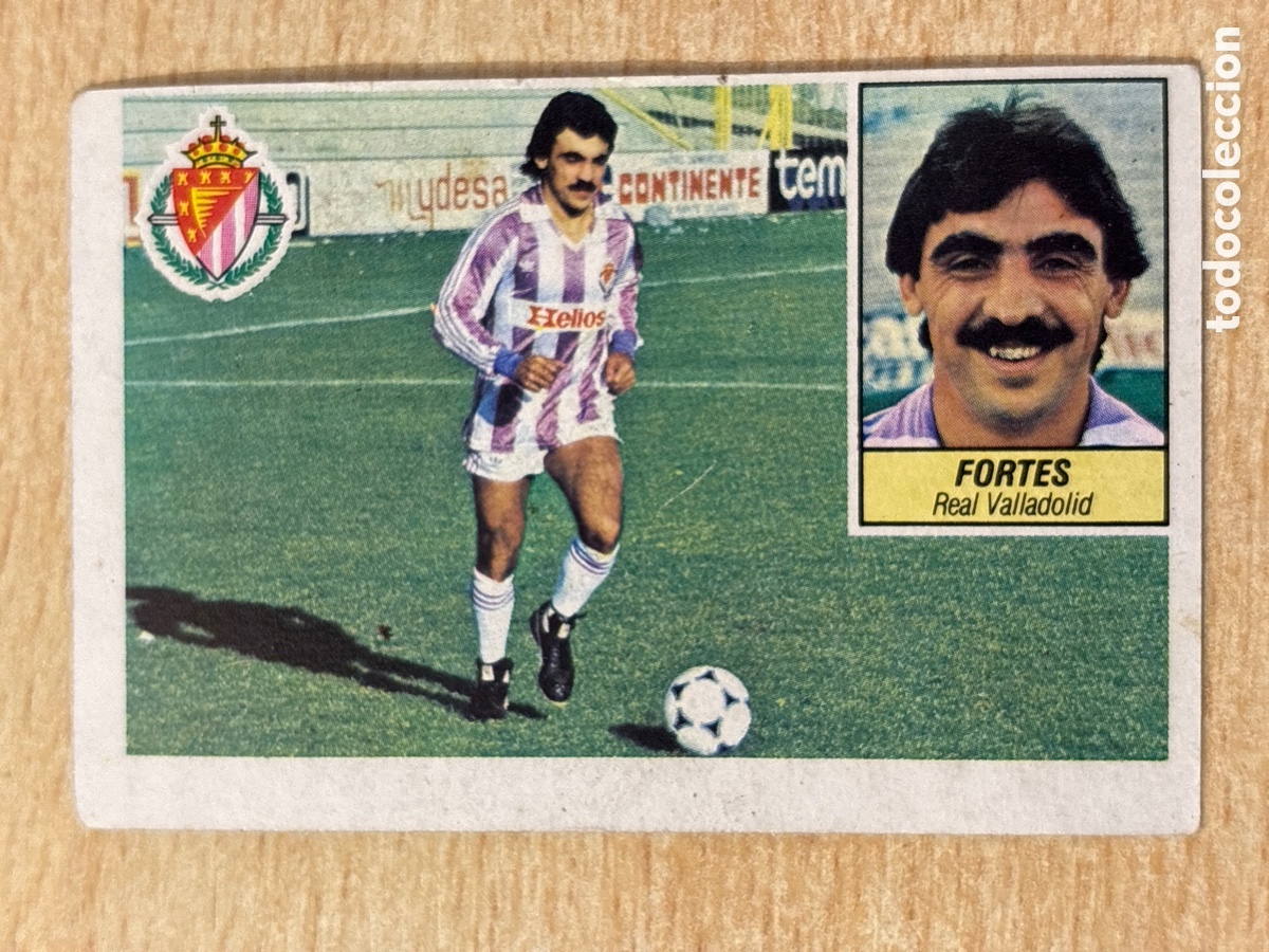 Cromos de Futebol: Fortes Real Valladolid Ed. Este 84-85 sin pegar