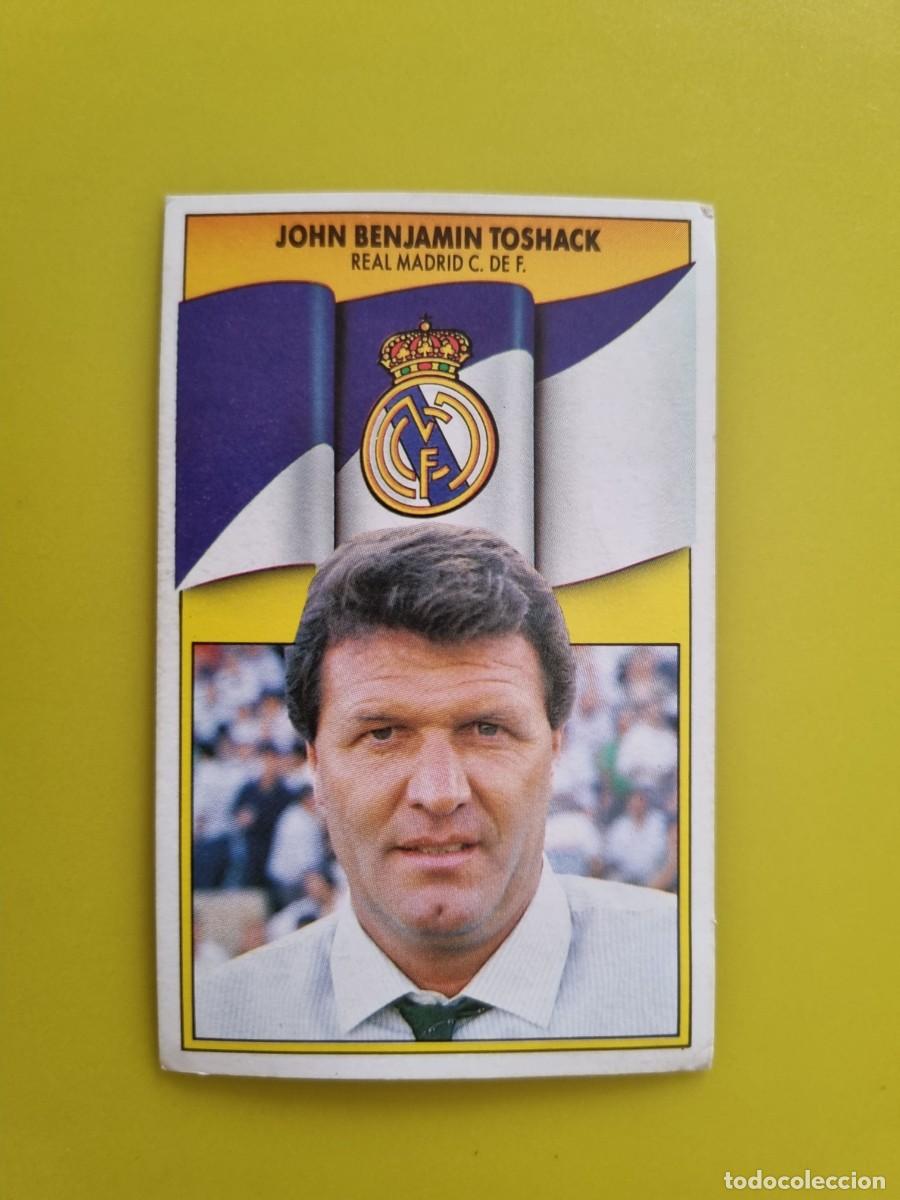 Cromos de f&uacute;tbol: CROMO LIGA ESTE 90 91 1990 1991 NUNCA PEGADO SIN PEGAR TOSHACK ENTRENADOR REAL MADRID AR1026