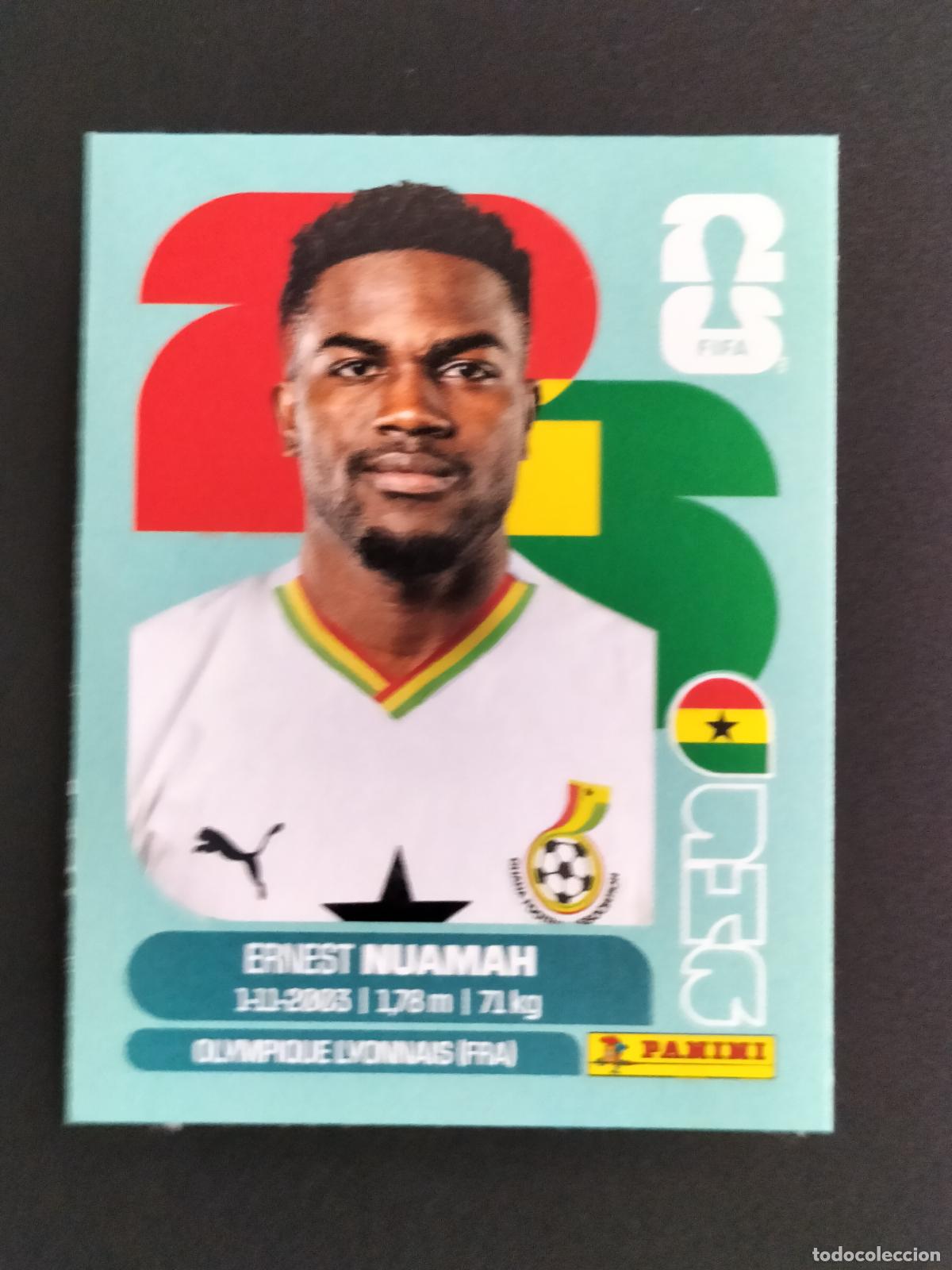 Cromos de f&uacute;tbol: GHA EXTRA ERNEST NUAMAH GHANA CROMOS STICKER UPDATE MUNDIAL 26 2026 FIFA WORLD CUP PANINI
