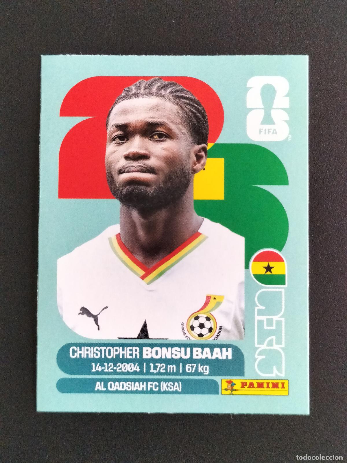 Cromos de Futebol: GHA EXTRA BONSU BAAH GHANA CROMOS STICKER UPDATE MUNDIAL 26 2026 FIFA WORLD CUP PANINI