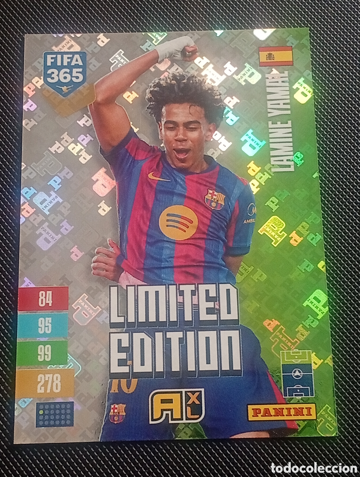 Cromos de Futebol: limited edition LAMINE YAMAL ADRENALYN FIFA 365 PANINI 2026 2027 26 27 CROMOS CARDS BARCELONA ESPA&Ntilde;A