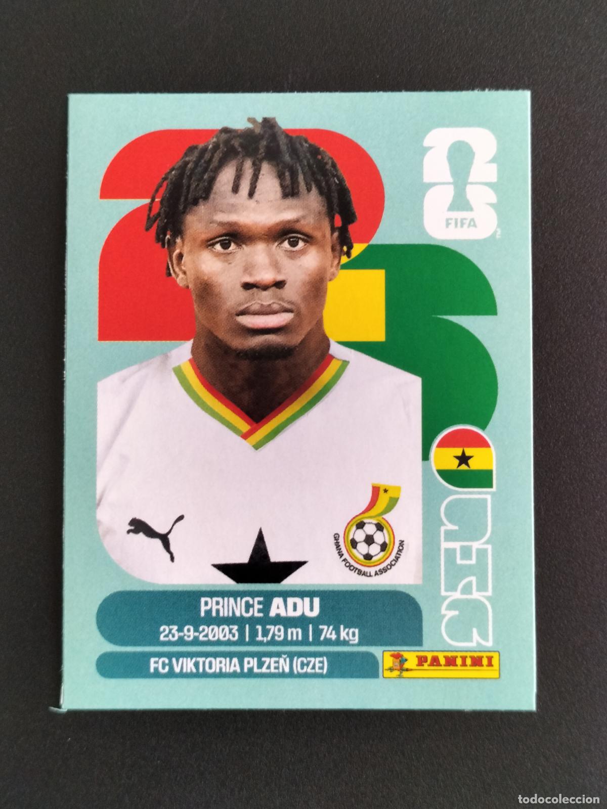 Cromos de Futebol: GHA EXTRA PRINCE ADU GHANA CROMOS STICKER UPDATE MUNDIAL 26 2026 FIFA WORLD CUP PANINI