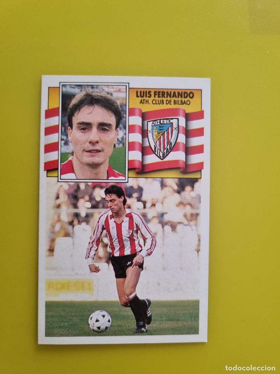 Cromos de Futebol: CROMO LIGA ESTE 90 91 1990 1991 NUNCA PEGADO SIN PEGAR LUIS FERNANDO ATH BILBAO AR1026