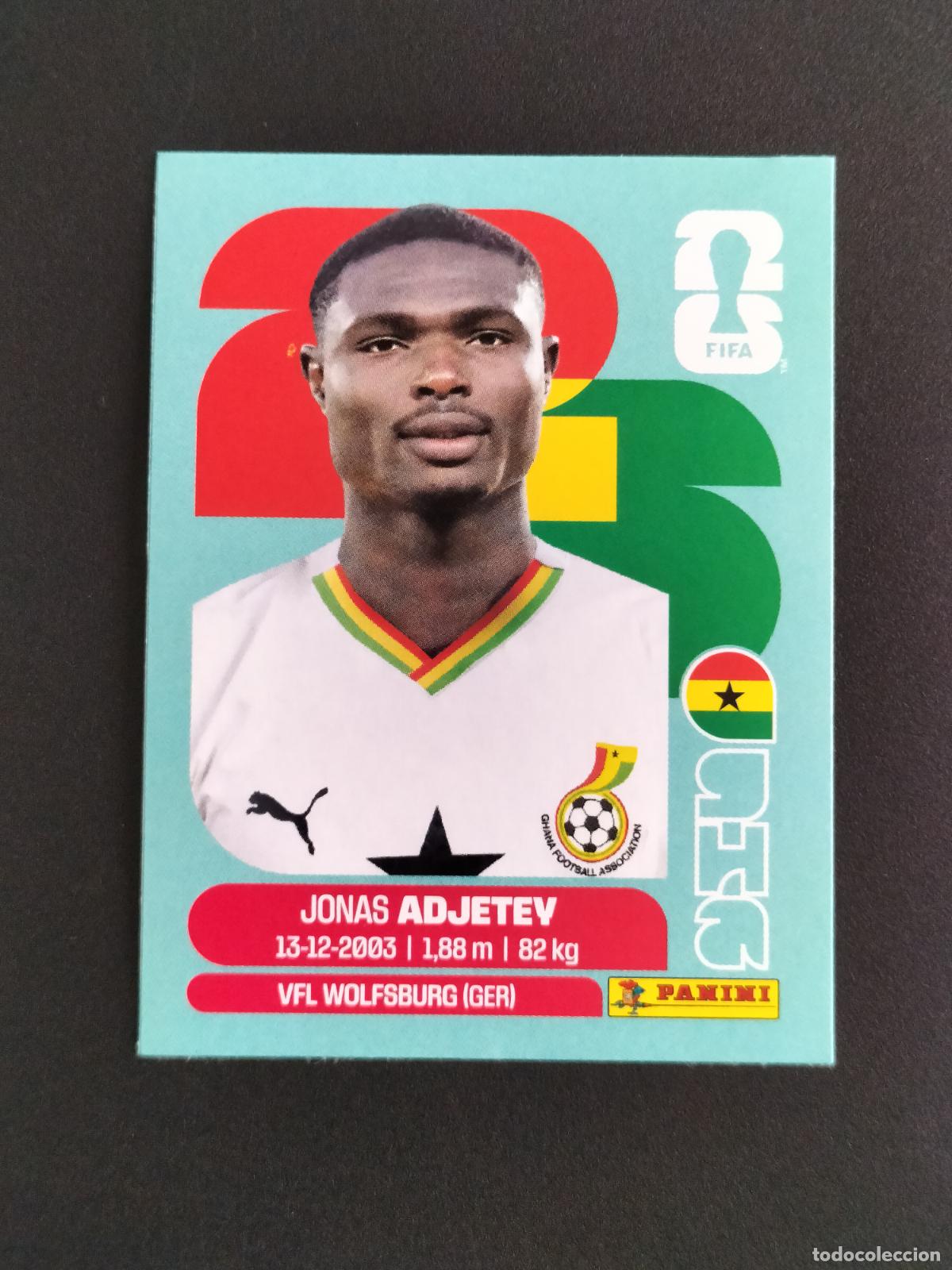 Cromos de f&uacute;tbol: GHA EXTRA JONAS ADJETEV GHANA CROMOS STICKER UPDATE MUNDIAL 26 2026 FIFA WORLD CUP PANINI