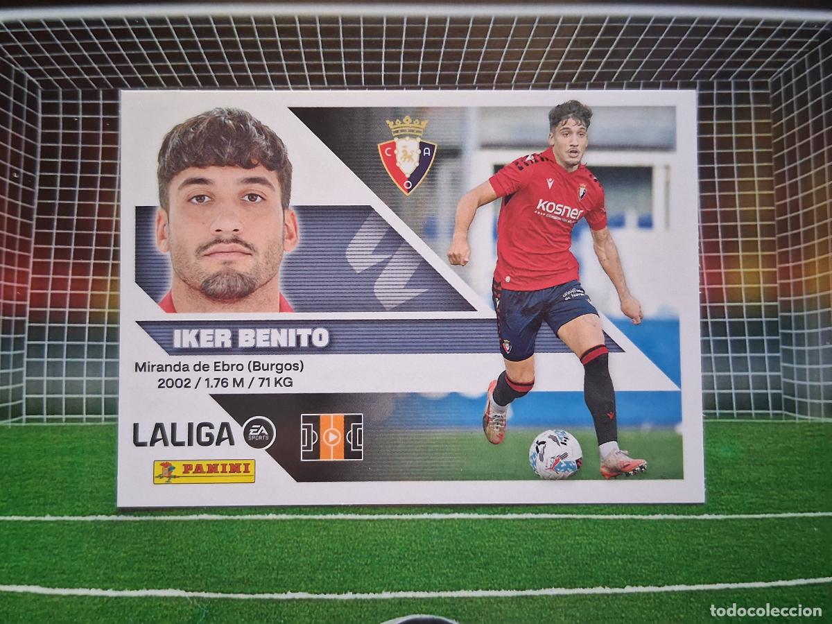 Cromos de f&uacute;tbol: 16 IKER BENITO OSASUNA CROMOS EDICIONES ESTE LIGA FUTBOL PANINI 2026 2027 26 27