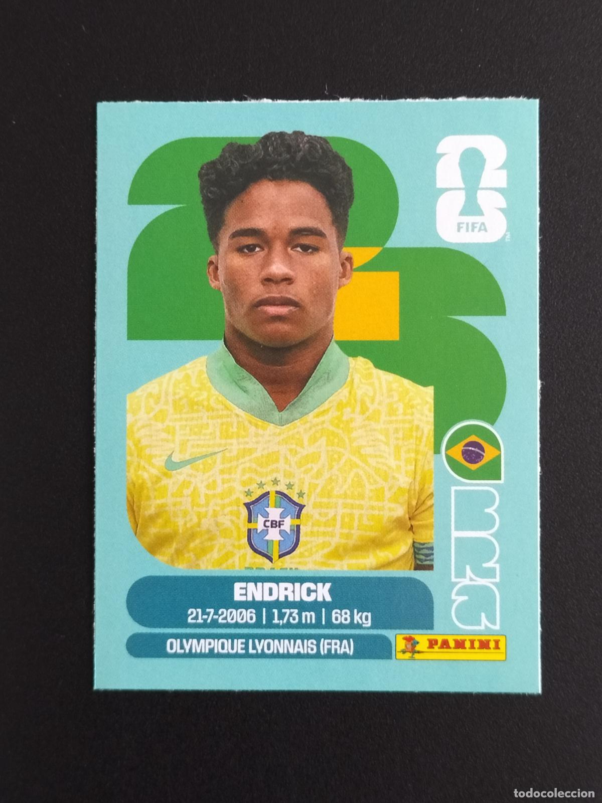 Cromos de f&uacute;tbol: BRA EXTRA ENDRICK BRASIL CROMOS STICKER UPDATE MUNDIAL 26 2026 FIFA WORLD CUP PANINI