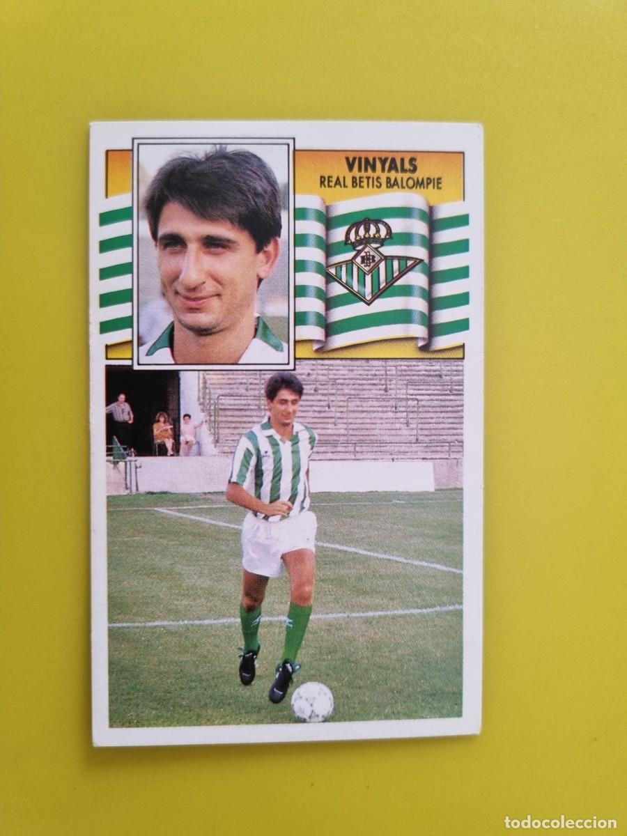 Cromos de f&uacute;tbol: CROMO LIGA ESTE 90 91 1990 1991 NUNCA PEGADO SIN PEGAR VINYALS FICHAJE N&ordm;22 REAL BETIS AR1026