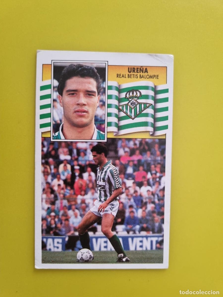 Cromos de f&uacute;tbol: CROMO LIGA ESTE 90 91 1990 1991 NUNCA PEGADO SIN PEGAR URE&Ntilde;A REAL BETIS AR1026