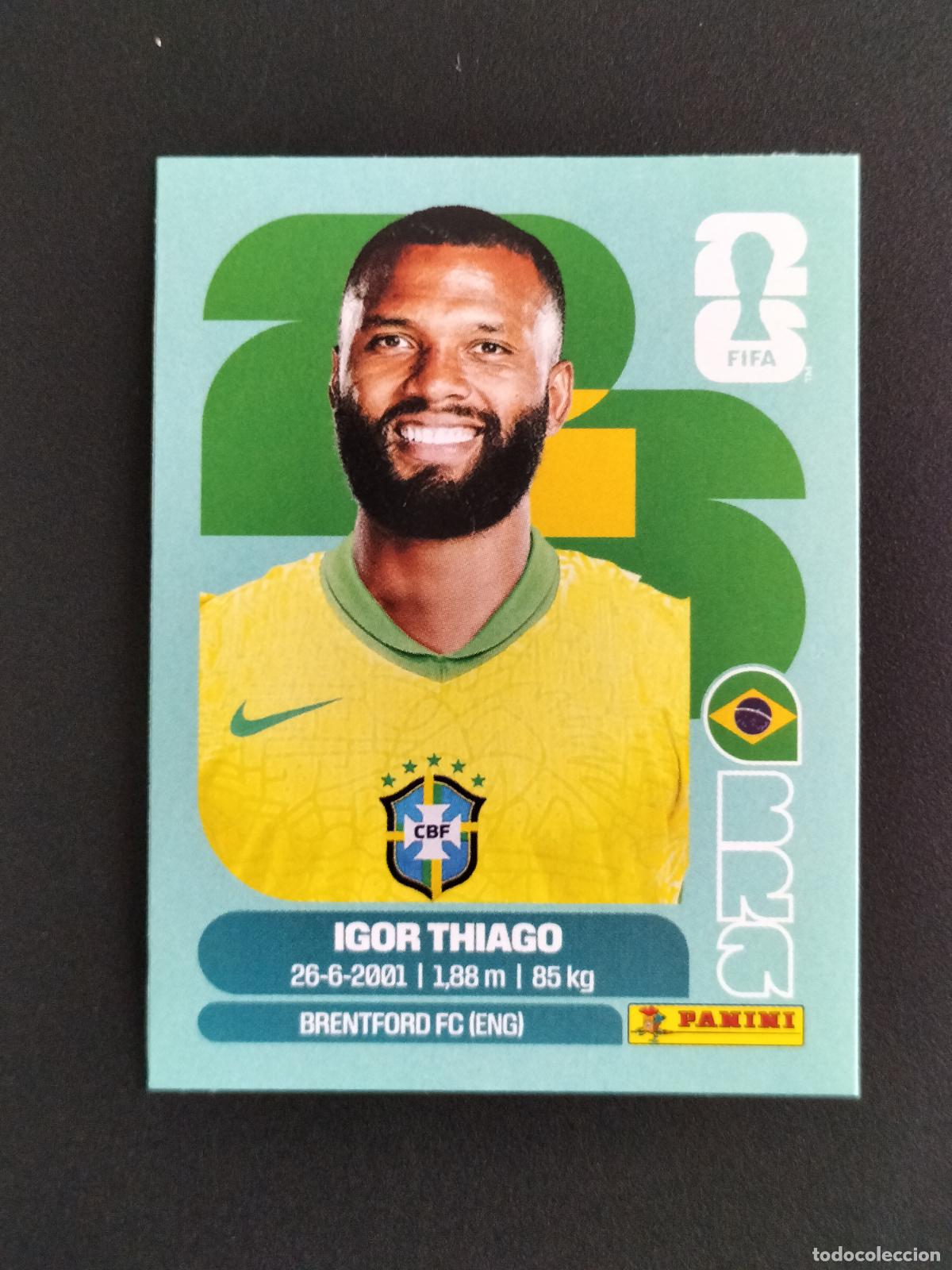 Cromos de f&uacute;tbol: BRA EXTRA IGOR THIAGO BRASIL CROMOS STICKER UPDATE MUNDIAL 26 2026 FIFA WORLD CUP PANINI
