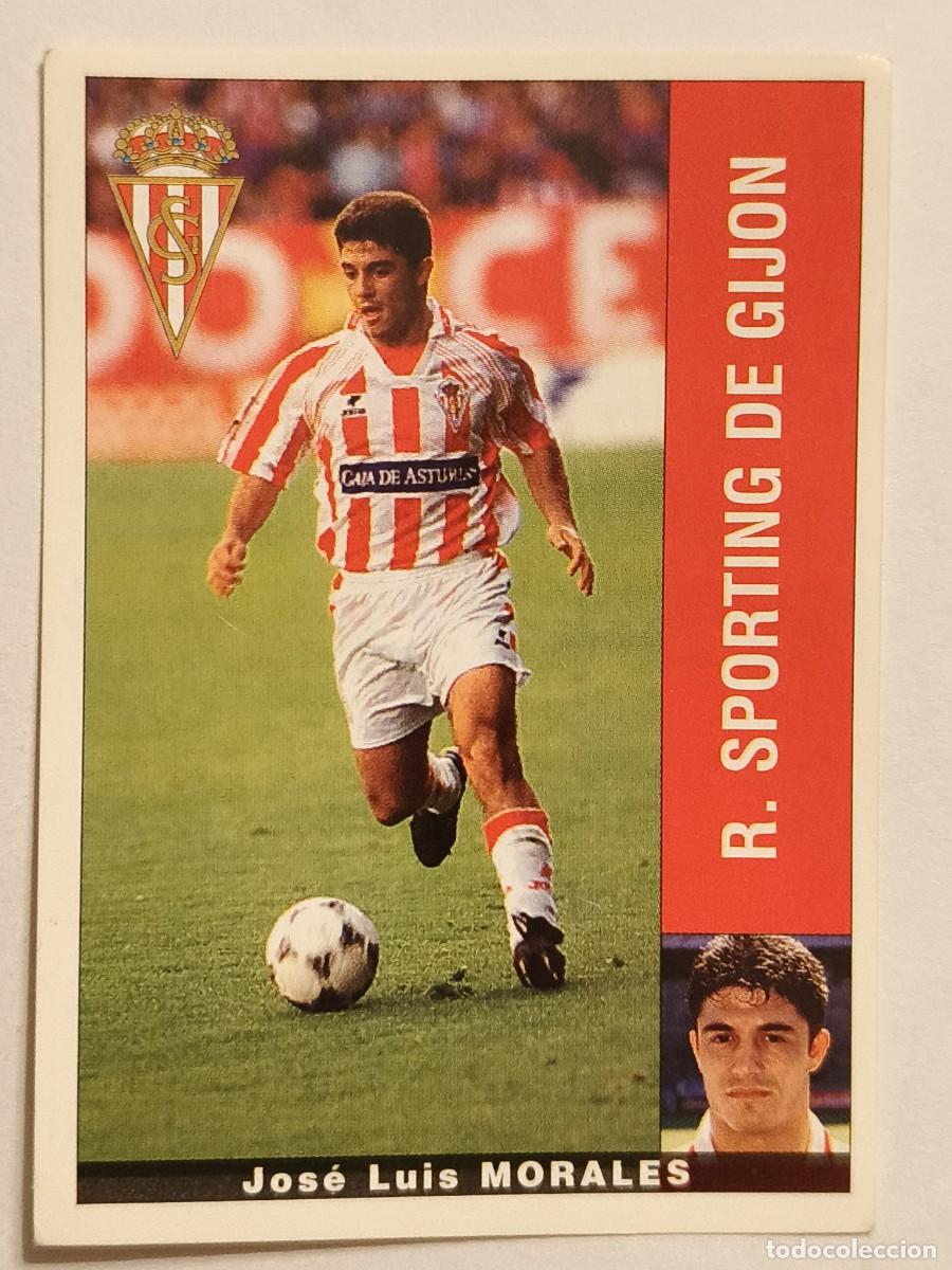 Cromos de f&uacute;tbol: #MORALES (SPORTING GIJON) LIGA 95/96 PANINI