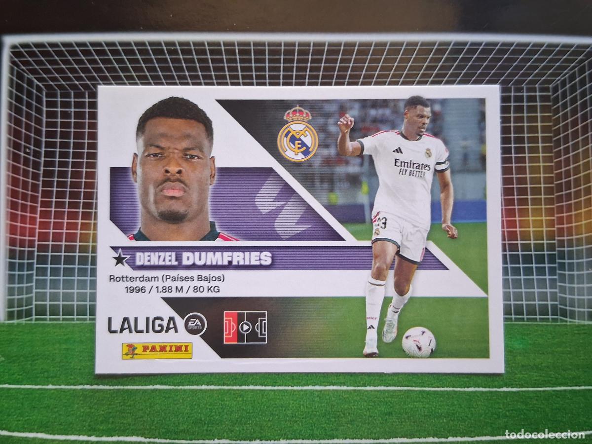 Cromos de f&uacute;tbol: DUMFRIES ULTIMOS FICHAJES 3 REAL MADRID CROMOS EDICIONES ESTE LIGA FUTBOL PANINI 2026 2027 26 27