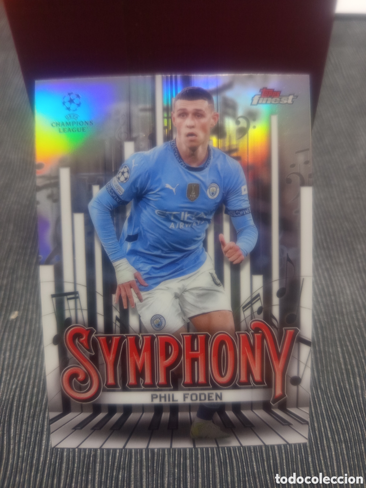 Cromos de f&uacute;tbol: Phil Foden - Topps Finest 2025 - SY10