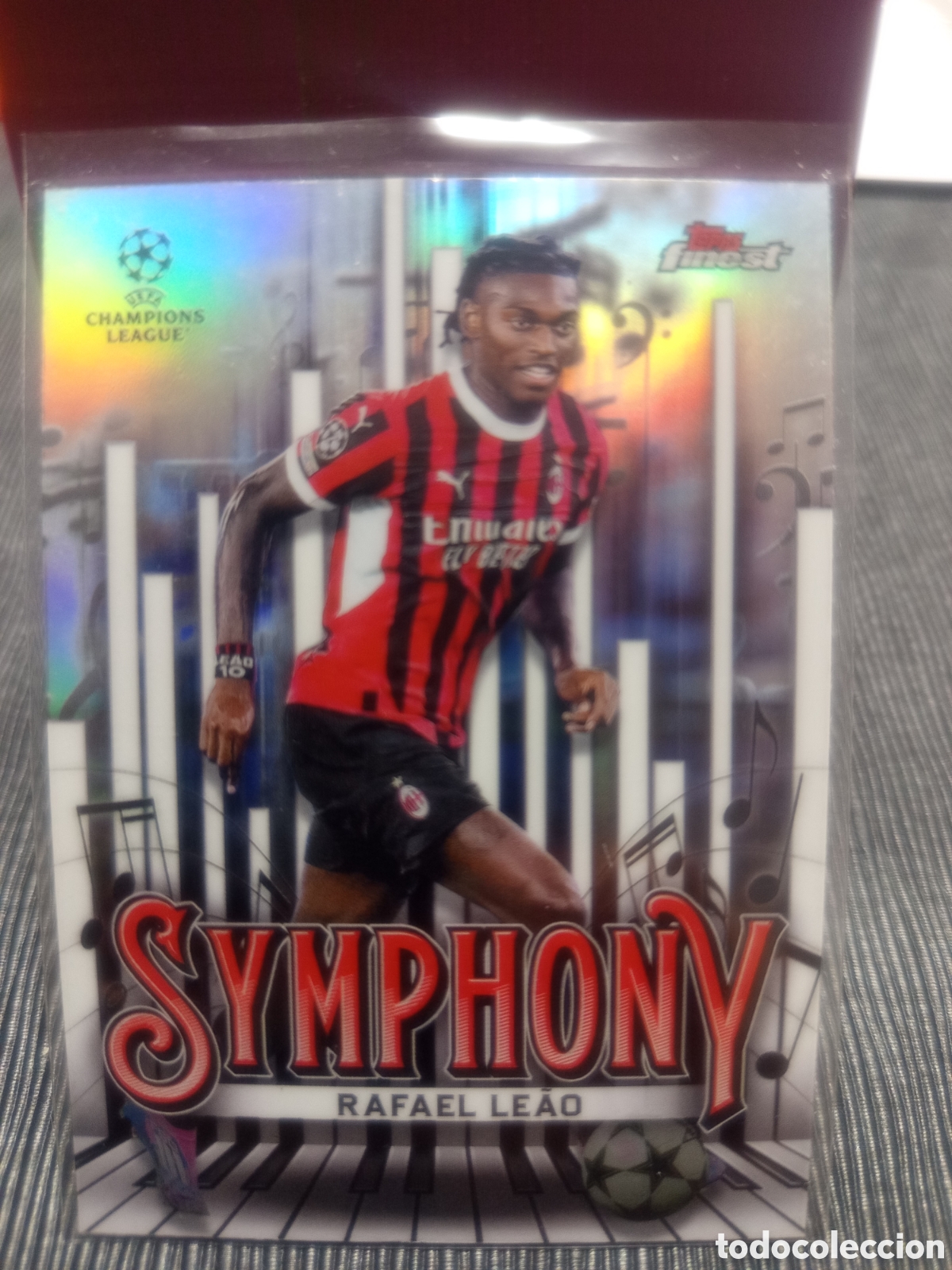 Cromos de f&uacute;tbol: Rafael Leao - Topps Finest 2025 - SY14