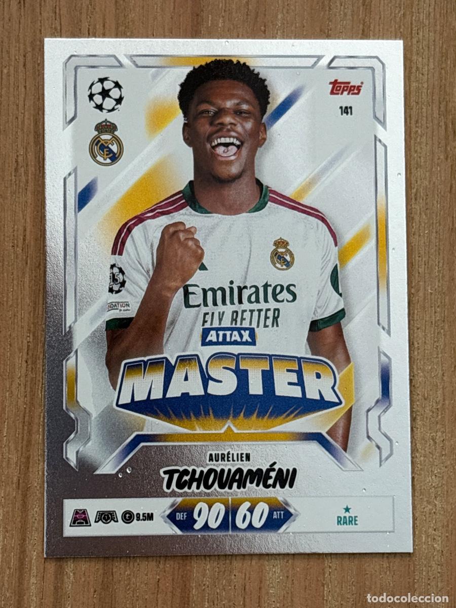 Cromos de f&uacute;tbol: 44. Cromo N 141 m&aacute;ster TCHOUAMENI REAL MADRID TOPPS MATCH ATTAX 2026-27 26-27