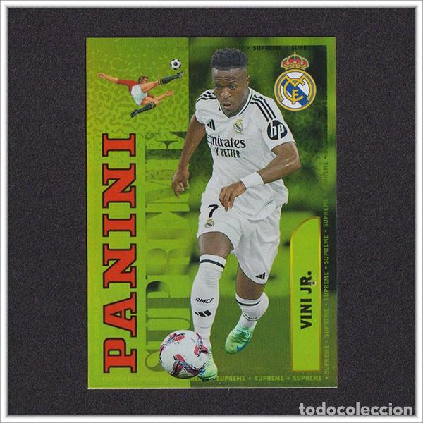 Cromos de f&uacute;tbol: PANINI CLUB 2024 2025 24 25 REAL MADRID VINICIUS S5 5 SUPREME LIGA ALBUM COLECCI&Oacute;N OFICIAL