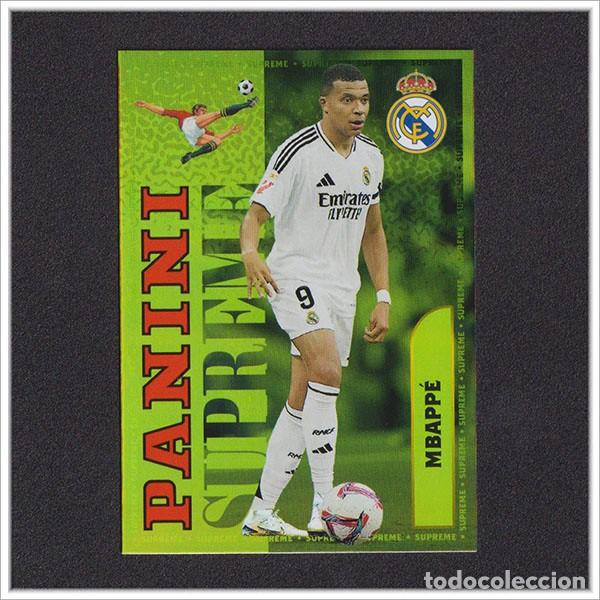 Cromos de f&uacute;tbol: PANINI CLUB 2024 2025 24 25 REAL MADRID MBAPPE S3 3 SUPREME LIGA ALBUM COLECCI&Oacute;N OFICIAL