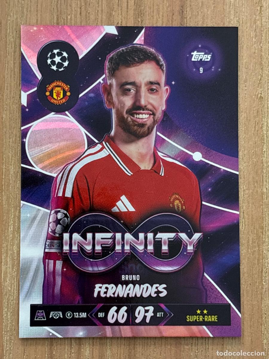 44. Cromo Topps Match Attax CL 20th Anniversary 2026-27 26-27 N 9 Bruno Fernandes Infinity