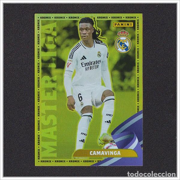 Panini Club 2024 2025 24 25 Real Madrid Camavinga K43 K 43 Kromix Master Liga Colección Oficial