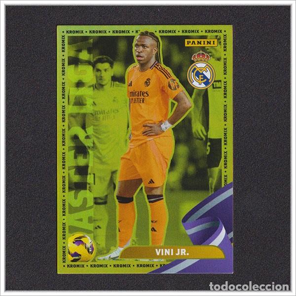 Cromos de f&uacute;tbol: PANINI CLUB 2024 2025 24 25 REAL MADRID VINICIUS K39 K 39 KROMIX MASTER LIGA COLECCI&Oacute;N OFICIAL