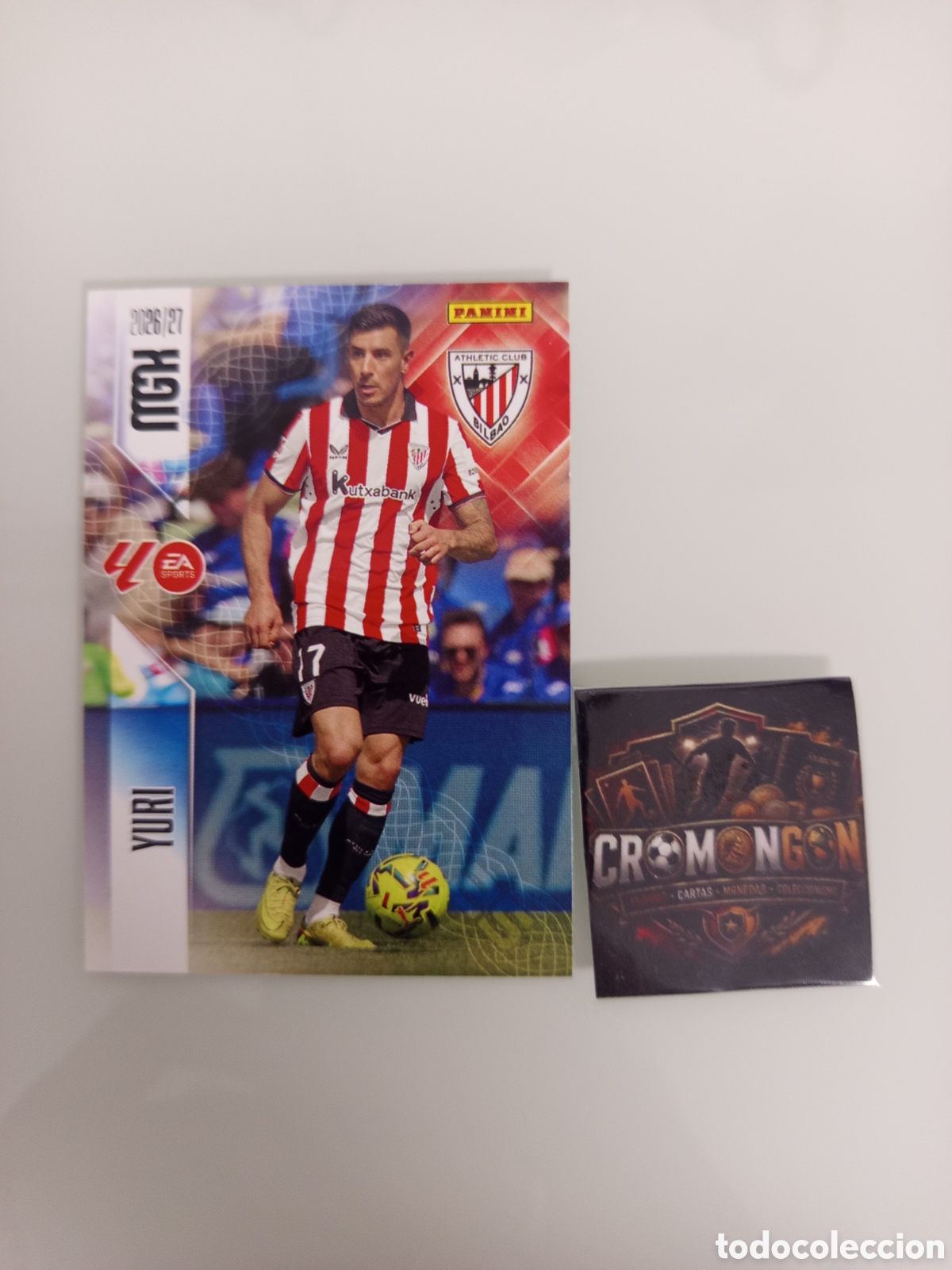 Fu&szlig;ball-Sticker: ❇️ CROMO ⚽ CARD 44 YURI (ATHL. BILBAO) - MEGACRACKS 2026 2027 26 27 (PANINI) ❇️