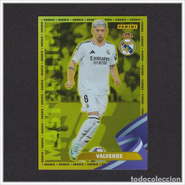 Cromos de f&uacute;tbol: PANINI CLUB 2024 2025 24 25 REAL MADRID FEDE VALVERDE K38 K 38 KROMIX MASTER LIGA COLECCI&Oacute;N OFICIAL