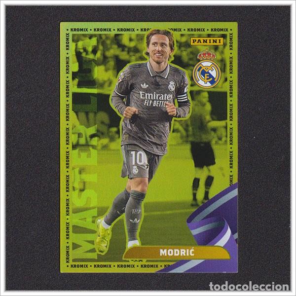 Cromos de f&uacute;tbol: PANINI CLUB 2024 2025 24 25 REAL MADRID MODRIC K34 K 34 KROMIX MASTER LIGA COLECCI&Oacute;N OFICIAL
