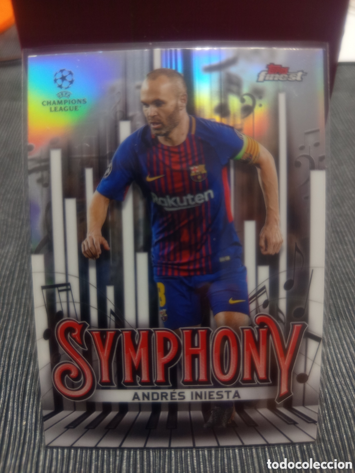 Cromos de f&uacute;tbol: Andr&eacute;s Iniesta - Topps Finest 2025 - SY22