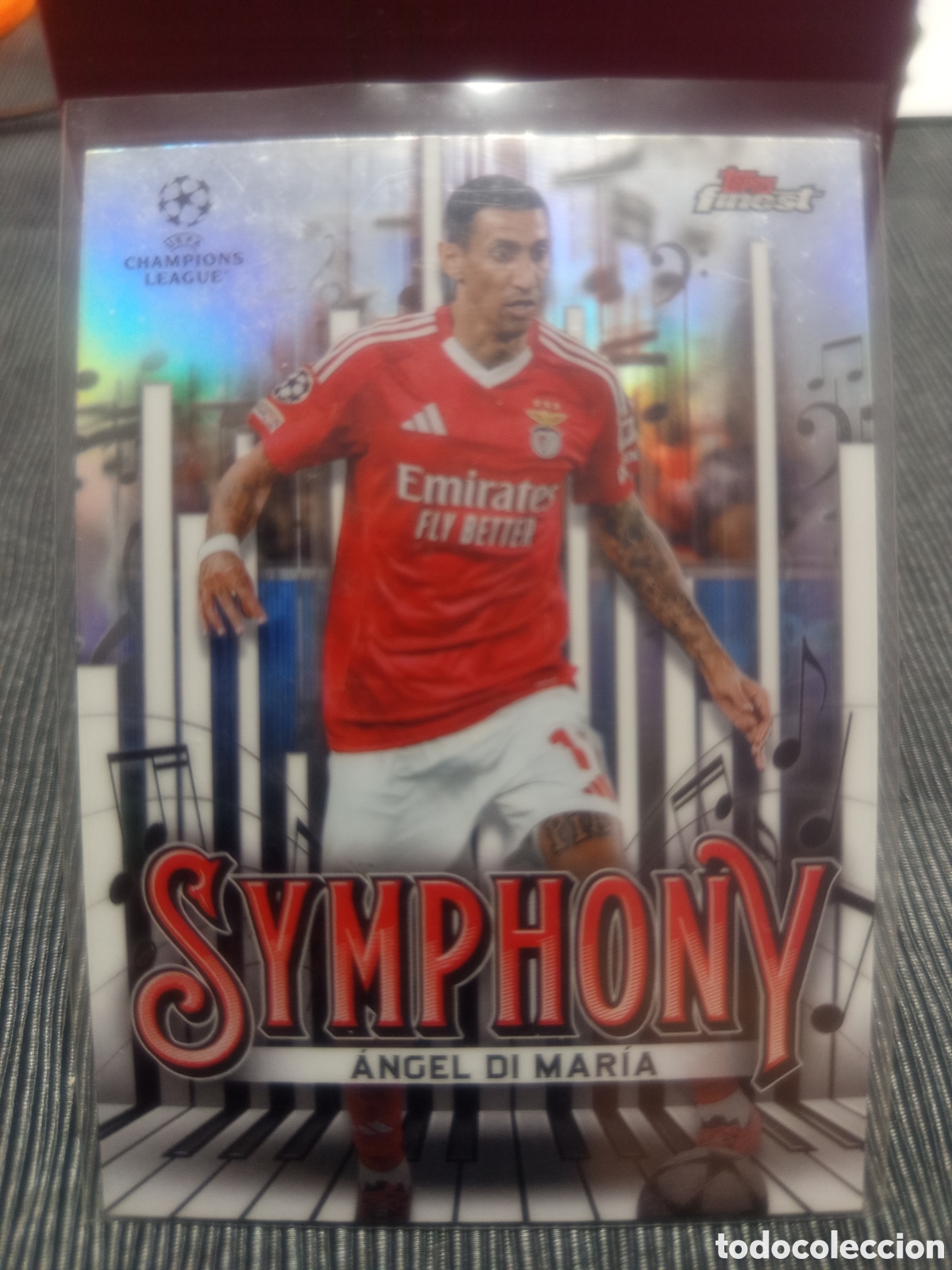 Cromos de f&uacute;tbol: &Aacute;ngel Di Mar&iacute;a - Topps Finest 2025 - SY24